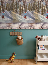 Load image into Gallery viewer, Lone Skier Repeat Pattern Wallpaper