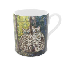 Load image into Gallery viewer, Ari and Nisha in the Outdoors Bone China large mug