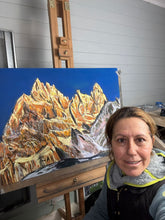 Load image into Gallery viewer, Aiguilles de Chamonix Soft Pastels Painting