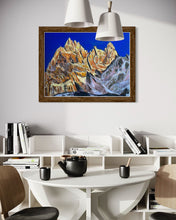 Load image into Gallery viewer, Aiguilles de Chamonix Soft Pastels Painting