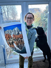 Load image into Gallery viewer, SRA2 Print of Lago d'Arpy on a 615x 800 mm Giclée Print