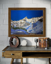 Load image into Gallery viewer, Cerro Las Leñas Soft Pastels Painting