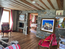 Load image into Gallery viewer, Dent du Géant Soft Pastels Painting