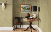 Load image into Gallery viewer, Father and Sons in Pila Ski Resort with Monte Bianco on the Background