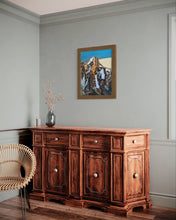 Load image into Gallery viewer, Grandes Jorasses Soft Pastel Painting