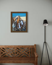 Load image into Gallery viewer, Grandes Jorasses Soft Pastel Painting