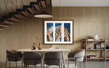 Load image into Gallery viewer, Grandes Jorasses Triptych Soft Pastels Painting