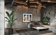 Load image into Gallery viewer, Grandes Jorasses Triptych Soft Pastels Painting