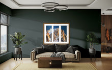 Load image into Gallery viewer, Grandes Jorasses Triptych Soft Pastels Painting