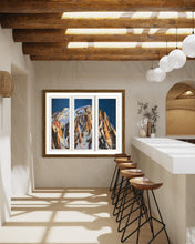 Load image into Gallery viewer, Grandes Jorasses Triptych Soft Pastels Painting