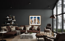 Load image into Gallery viewer, Grandes Jorasses Triptych Soft Pastels Painting