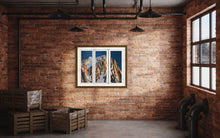 Load image into Gallery viewer, Grandes Jorasses Triptych Soft Pastels Painting