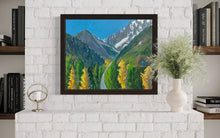 Load image into Gallery viewer, The View from La Salle towards Mont Crammont and Monte Bianco Plein Air Oils Painting