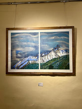 Load image into Gallery viewer, The Grivola Diptych Pastel Painting