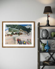 Load image into Gallery viewer, Getting Ready to go skiing in Pila