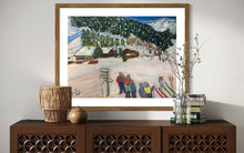 Load image into Gallery viewer, Getting Ready to go skiing in Pila