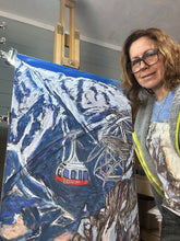 Load image into Gallery viewer, Le Brévent Soft Pastels Painting