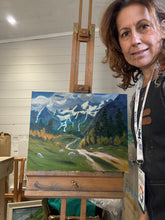 Load image into Gallery viewer, Sofia Glacier oils painting