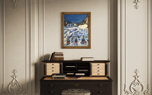 Load image into Gallery viewer, Mer de Glace with Panoramic Mont Blanc Lift Pastels Painting