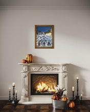 Load image into Gallery viewer, Mer de Glace with Panoramic Mont Blanc Lift Pastels Painting