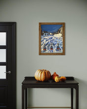 Load image into Gallery viewer, Mer de Glace with Panoramic Mont Blanc Lift Pastels Painting