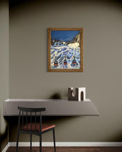 Load image into Gallery viewer, Mer de Glace with Panoramic Mont Blanc Lift Pastels Painting