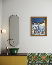 Load image into Gallery viewer, Mer de Glace with Panoramic Mont Blanc Lift Pastels Painting