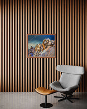 Load image into Gallery viewer, The Monte Bianco as seen from Skyway Monte Bianco Soft Pastels Painting