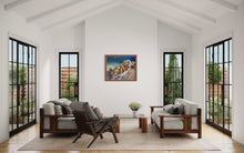 Load image into Gallery viewer, The Monte Bianco as seen from Skyway Monte Bianco Soft Pastels Painting