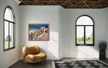 Load image into Gallery viewer, The Monte Bianco as seen from Skyway Monte Bianco Soft Pastels Painting