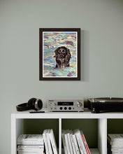 Load image into Gallery viewer, Ozzy in the Dora Baltea Pastel Painting