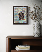 Load image into Gallery viewer, Ozzy in the Dora Baltea Pastel Painting