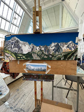 Load image into Gallery viewer, Catena di Monte Bianco Soft Pastels Painting