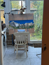 Load image into Gallery viewer, Catena di Monte Bianco Soft Pastels Painting