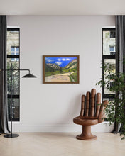 Load image into Gallery viewer, Walking the Vineyards of Morgex with views to Tête du Grand Mont Soft Pastels Painting