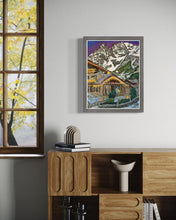 Load image into Gallery viewer, Monte Bianco at dusk from Auberge de la Maison