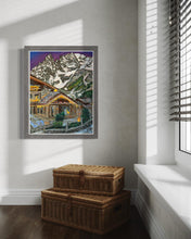 Load image into Gallery viewer, Monte Bianco at dusk from Auberge de la Maison