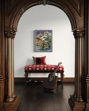 Load image into Gallery viewer, Monte Bianco at dusk from Auberge de la Maison