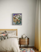 Load image into Gallery viewer, Monte Bianco at dusk from Auberge de la Maison