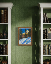 Load image into Gallery viewer, Becca di Nona viewed from a Snowshoeing path in Pila Soft Pastels Painting