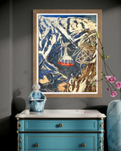 Load image into Gallery viewer, Le Brévent Soft Pastels Painting