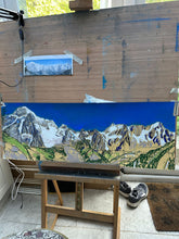 Load image into Gallery viewer, Catena di Monte Bianco Soft Pastels Painting