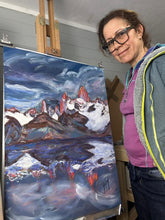 Load image into Gallery viewer, Cerro Fitz-Roy Soft Pastels Painting