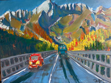 Load image into Gallery viewer, The Road to Grand Saint Bernard Oils Painting
