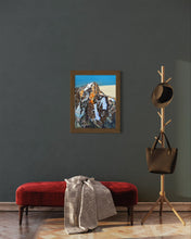 Load image into Gallery viewer, Grandes Jorasses Soft Pastel Painting