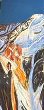 Load image into Gallery viewer, Grandes Jorasses Triptych Soft Pastels Painting