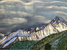 Load image into Gallery viewer, The Grivola Diptych Pastel Painting