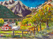 Load image into Gallery viewer, A Horse in the Morgex Valley Soft Pastels Painting