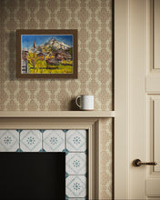 Load image into Gallery viewer, The view of La Salle with Grivola Soft Pastels Painting