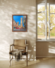 Load image into Gallery viewer, Le Due Torri in Bologna – Original Oil Painting